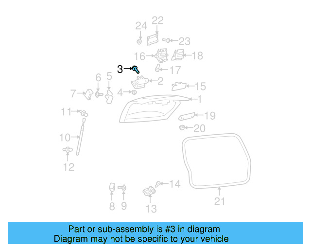 Hinge Bolt N-905-521-03 - View 7