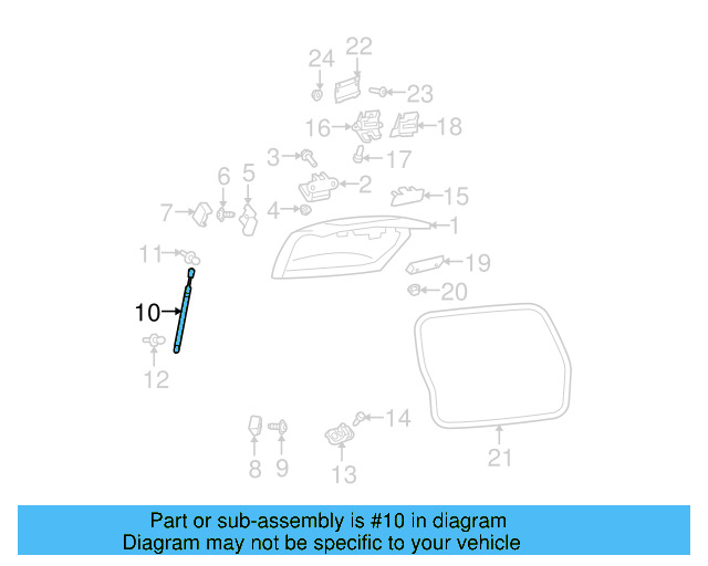 Support Cylinder 1K9-827-550-B - View 6