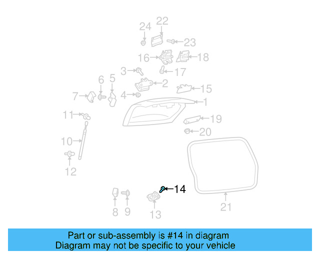 Striker Bolt N-908-406-03