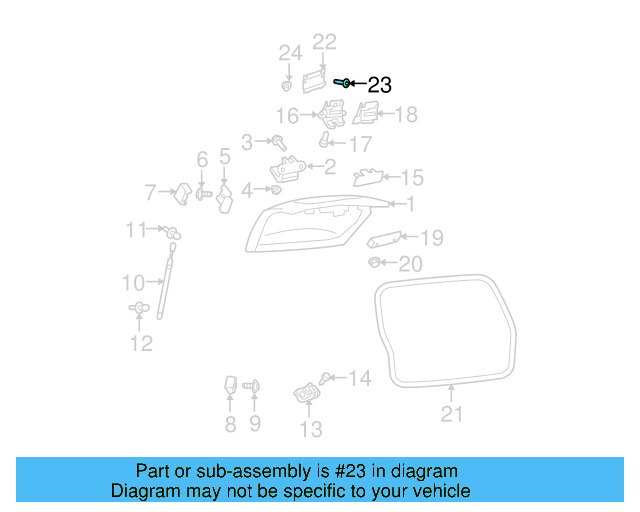 License Bracket Bolt N-104-065-04 - View 24