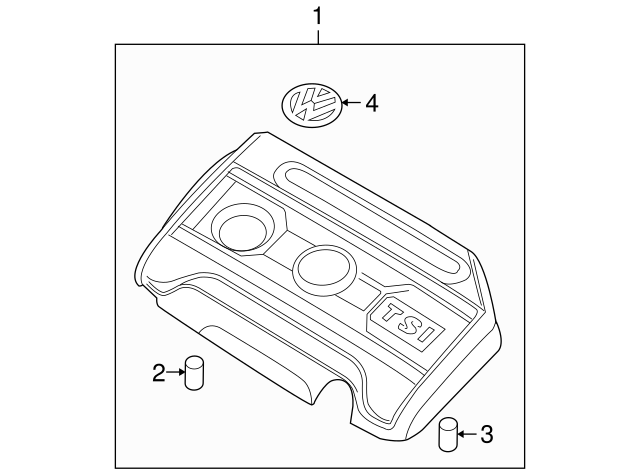 Engine Cover Connector 06J-103-226-A - View 43