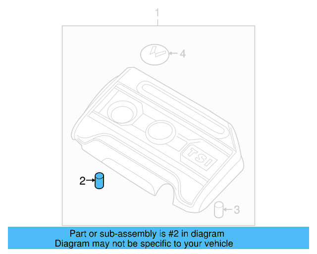 Engine Cover Connector 06J-103-226-A - View 57