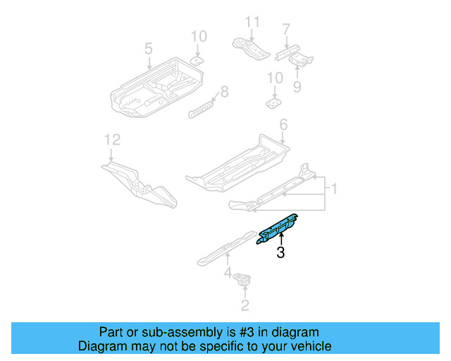 Mount Bracket Extension 1J0-813-120-B - View 11