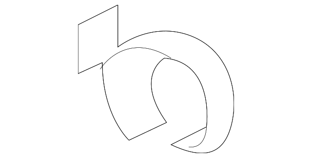 Upper Hose Rear Bracket N-105-390-01 - View 3