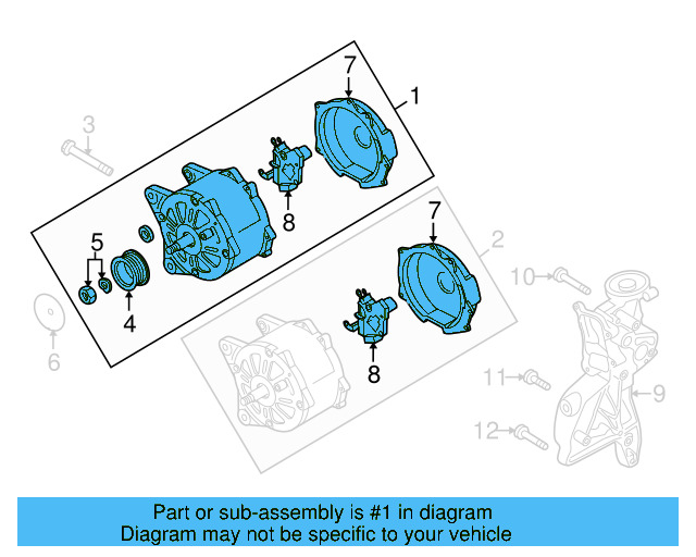 Alternator 06B-903-016-AB - View 32