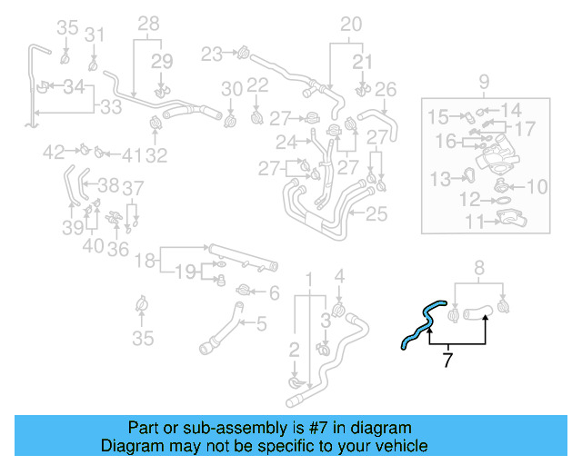 Pipe Assembly 7L0-121-065-A - View 6