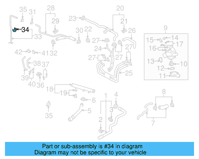 Connector Tube Seal N-907-834-01 - View 12