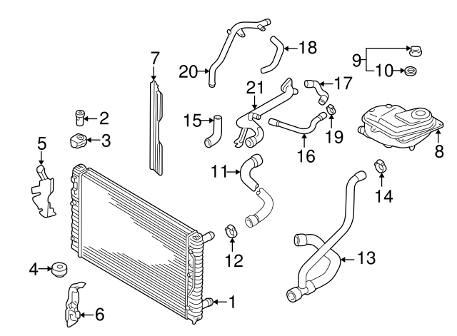 Reservoir Cap 3B0-121-321 - View 88