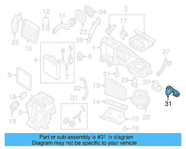 Air Quality Sens Bracket 1K0-971-939-C - View 34