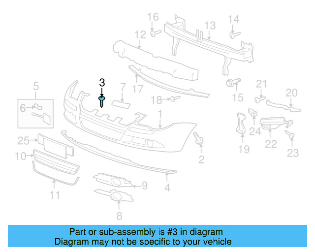 Impact Bar Mount Bolt N-906-298-03 - View 17