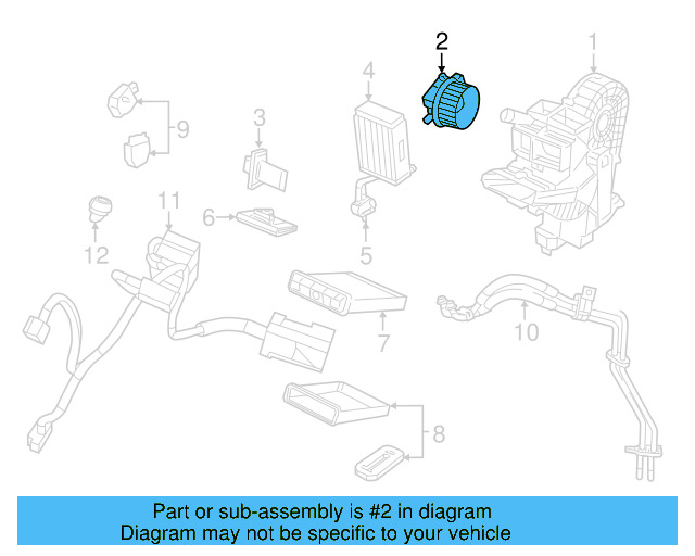 Blower Motor 7B0-819-015-A - View 4