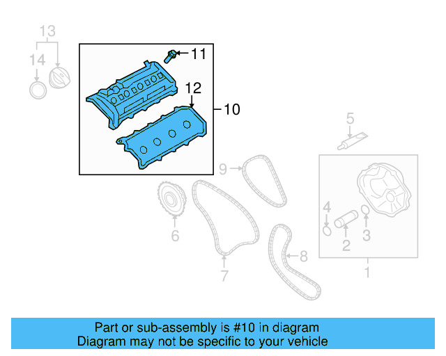 Valve Cover Sealer D-200-005-A2 - View 56