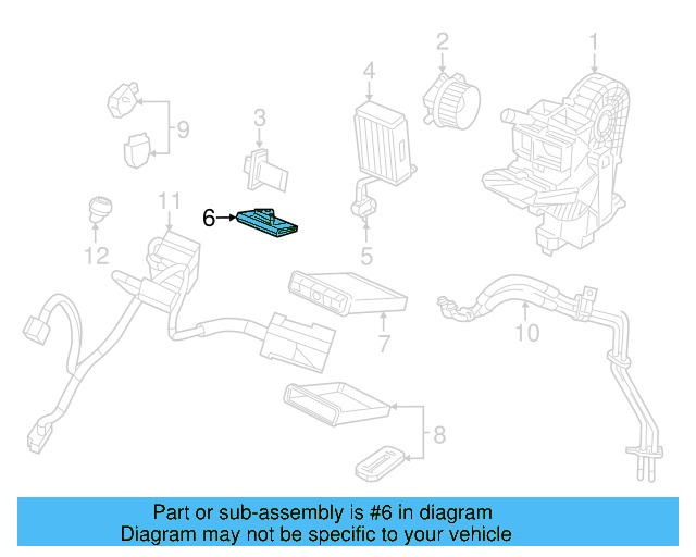 Evaporator Core 7B0-819-103-A - View 6