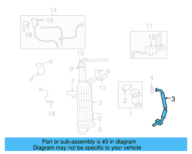 Egr Tube 7B0-131-637-A - View 3