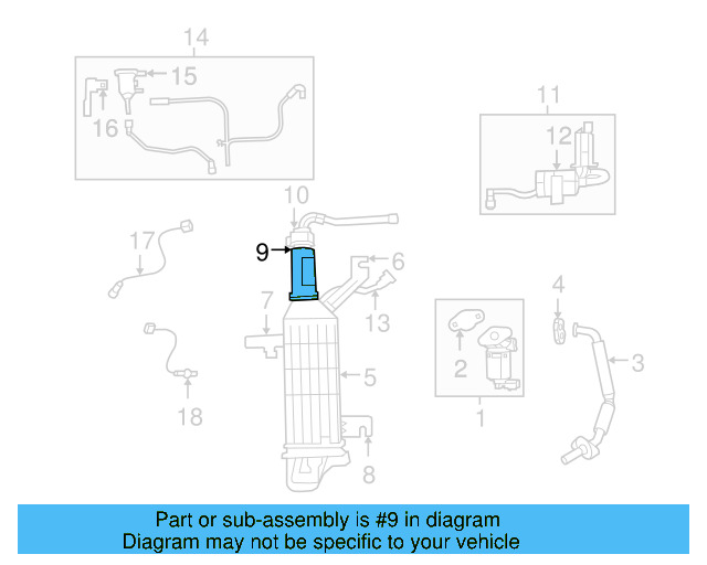 Vapor Canister Seal 7B0-201-803-A - View 6
