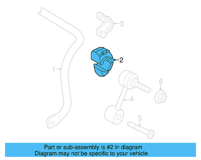Stabilizer Bar Bushing 1K0-511-327-AQ - View 8