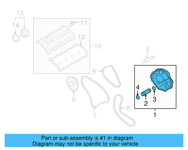 Timing Cover 079-109-284-P - View 3