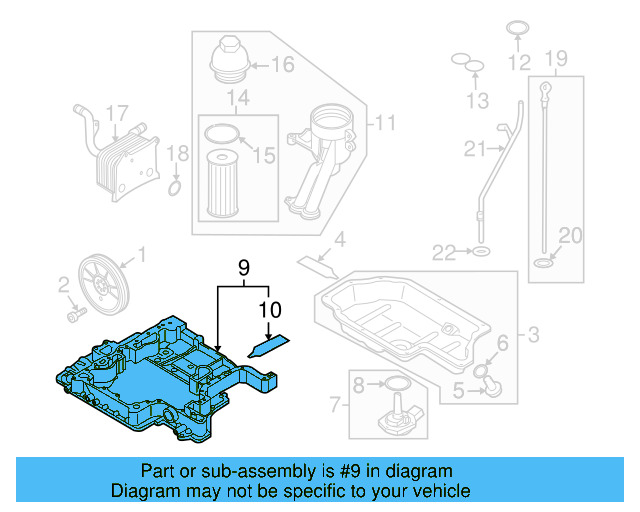 Oil Pan 079-103-602-AT - View 4