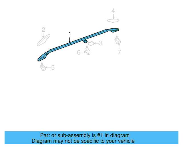 Rail 3B9-860-034-A-2ZZ - View 3