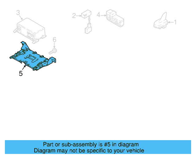 Mount Bracket 3Q0-035-925 - View 3