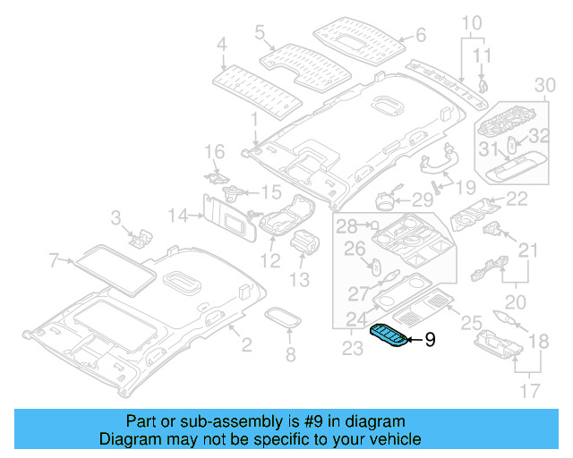 O'head Lamp Bulb N-017-753-5 - View 55
