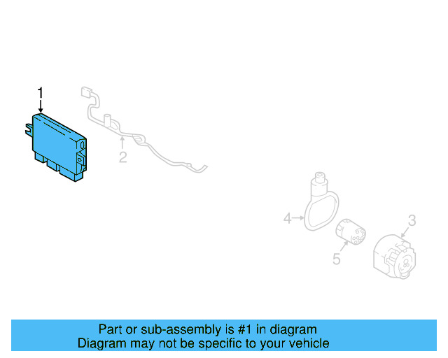 Control Module 5H0-907-383-C - View 5