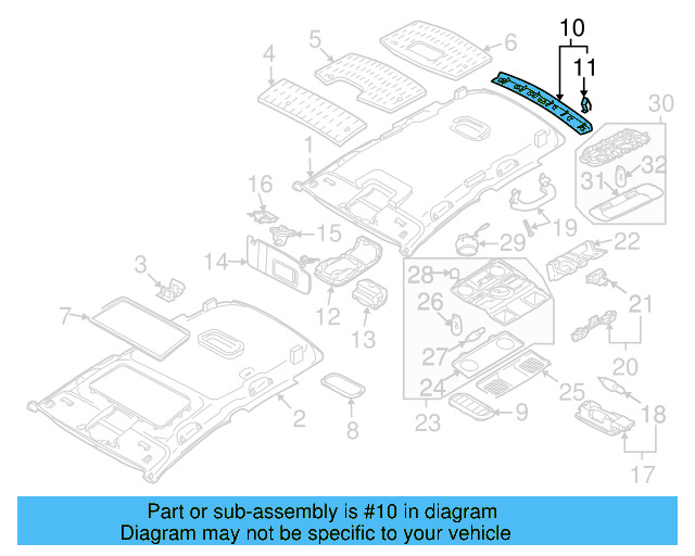 O'head Lamp Bulb N-017-753-5 - View 261