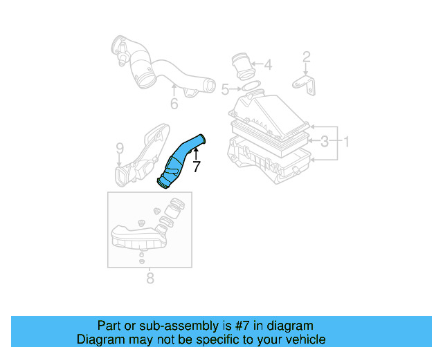 Connector Pipe 1C0-133-354 - View 5