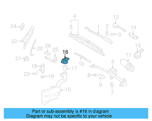 Reservoir Cap 1K0-955-455 - View 13