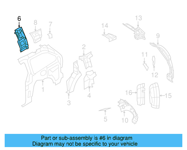 Tail Lamp Pocket 7B0-809-890 - View 3
