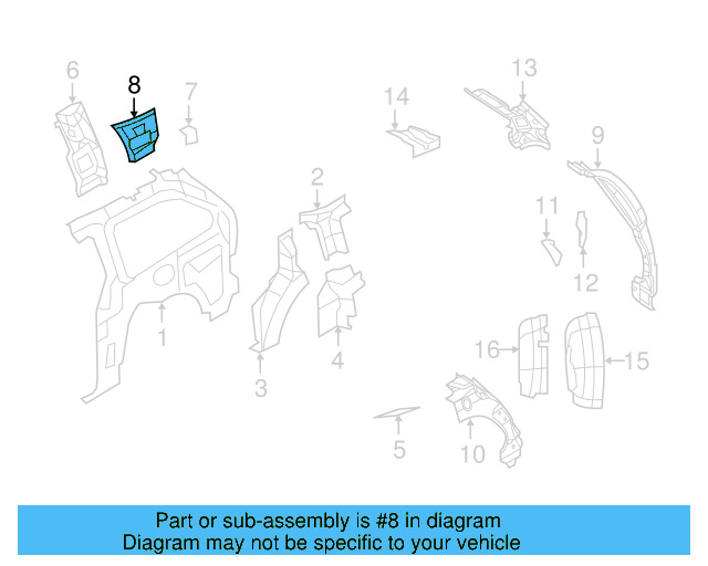 Lower Panel 7B0-813-357-A - View 3