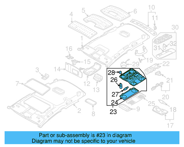 Lamp Housing 1K0-867-489-E-Y20 - View 23