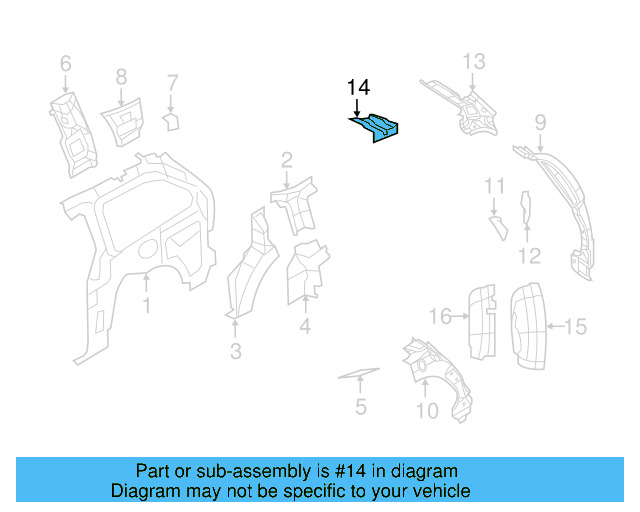 Upper Extension 7B0-817-117 - View 3