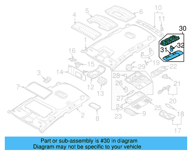 O'head Lamp Lens 1K0-947-291-H-71N - View 11