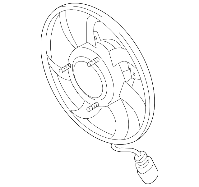 Fan & Motor 1K0-959-455-ET - View 4