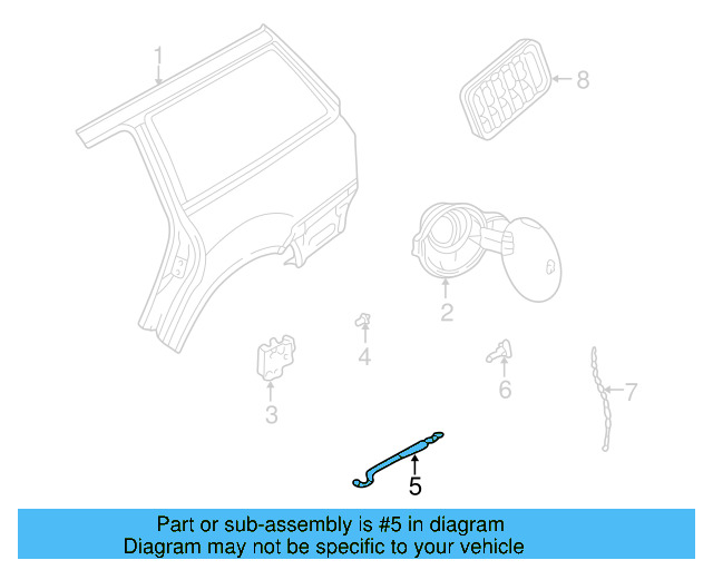 Release Rod 3B0-959-789 - View 5