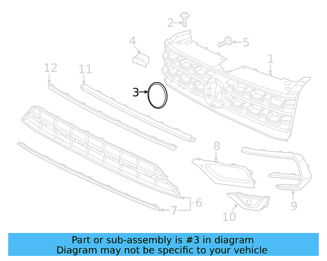 Emblem 7N0-853-601-D-JZA - View 11