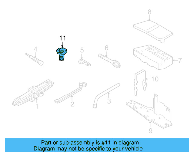 Spare Wheel Mounting Nut 1K0-803-899-D - View 20