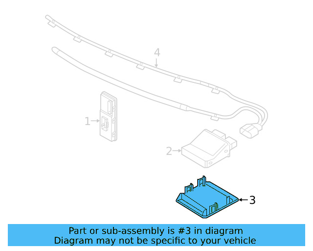 Control Module Bracket 3G0-962-283-A - View 19