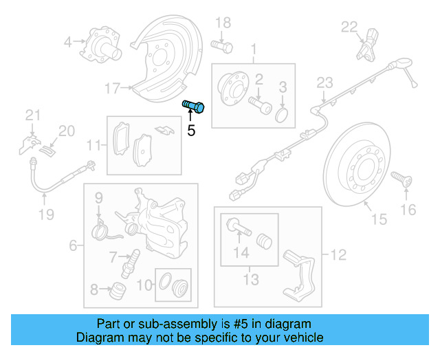 Stub Axle Bolt WHT-003-853 - View 12
