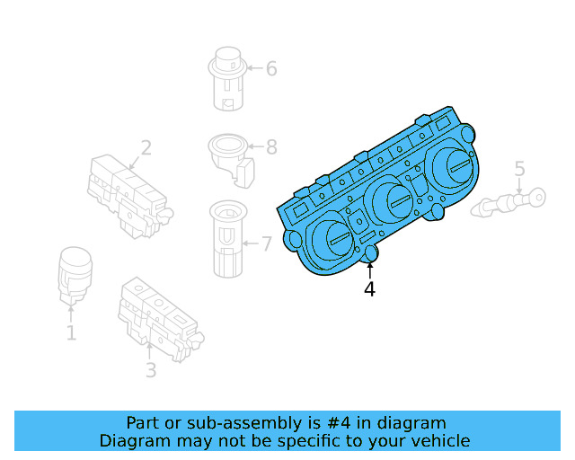 Dash Control Unit 5GM-907-426-G-WZU - View 6
