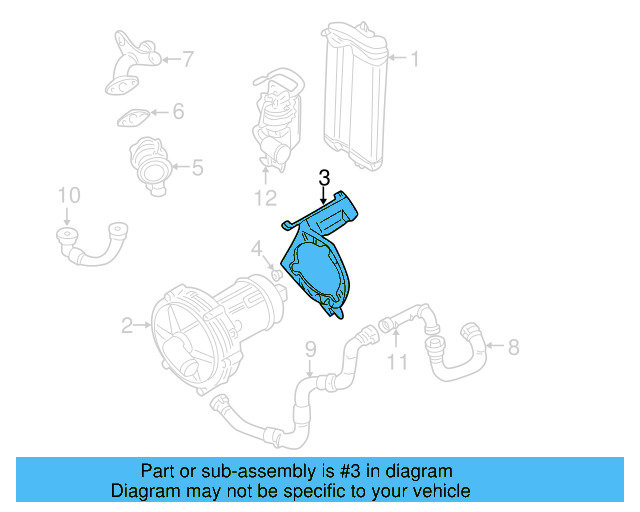 Air Pump Bracket 021-131-085-E - View 6