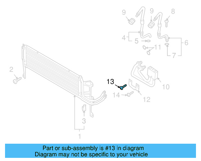 Return Line Screw N-910-327-02 - View 11