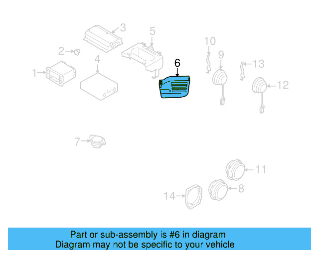Spare CD Magazine 3B0-051-179 - View 2