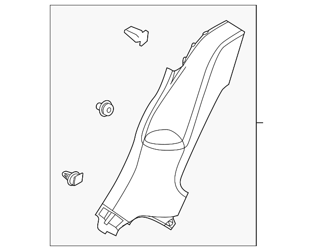 Lower Quarter Trim 17A-867-766-A-RM5 - View 6