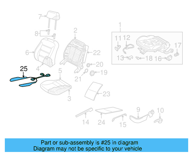 Seat Cushion Heater 1J0-963-556-C - View 8