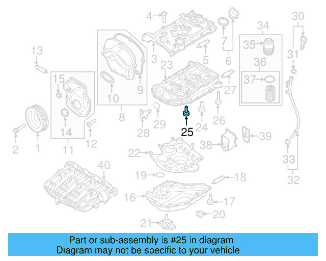 Upper Oil Pan Bolt N-912-112-01 - View 5