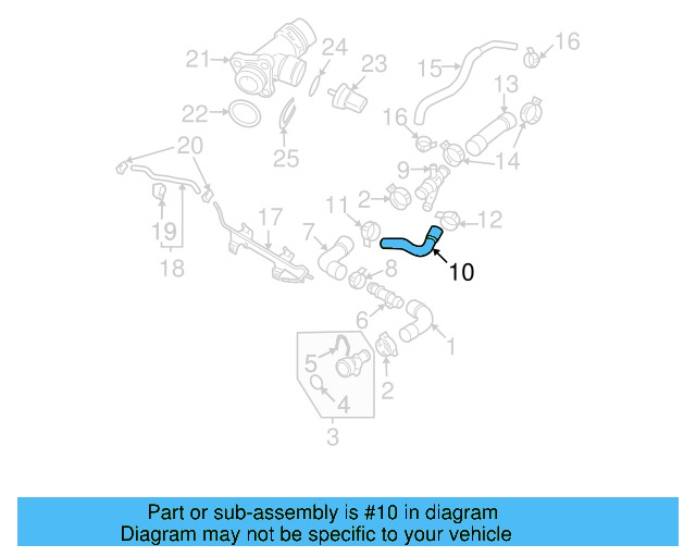 Hose 06F-121-063-D - View 21