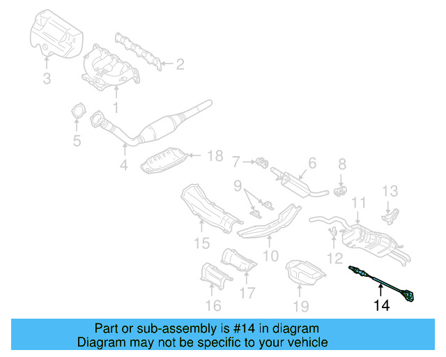 Oxygen Sensor 1K0-998-262-Q