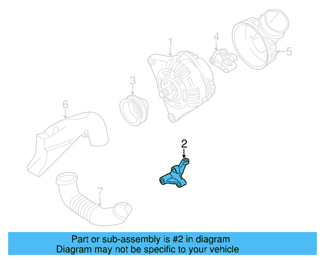 Mount Bracket 078-903-143-K - View 6